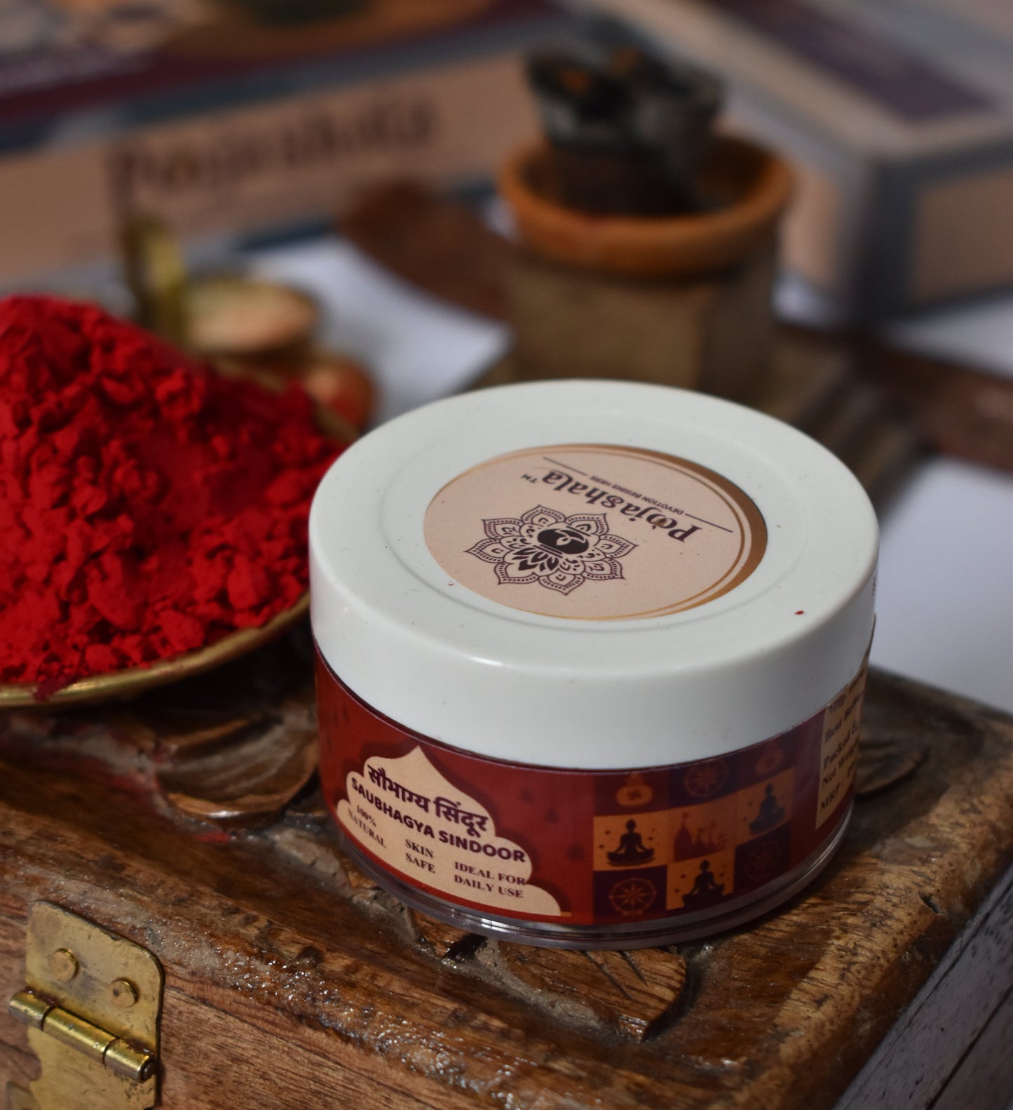 POOJASHALA SAUBHAGYA SINDOOR (PACK OF TWO)