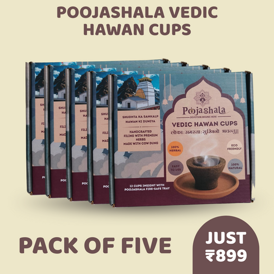POOJASHALA HAWAN CUP PACK OF FIVE